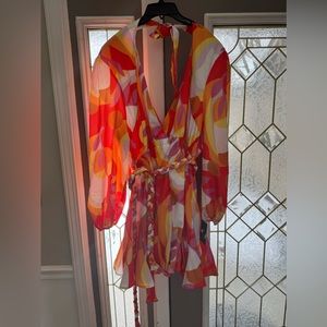 Multicolor formal dress